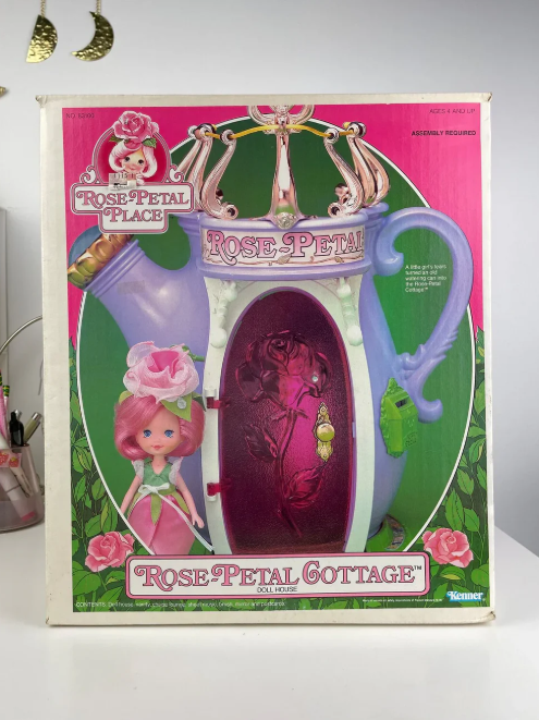 Complete 1984 Rose Petal Place Collection – Set of 6 Kenner Dolls + Playsets & Accessories – Vintage Floral Doll Lot