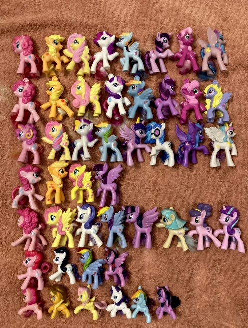 Huge collection of over 150 My Little Pony figures & plushies