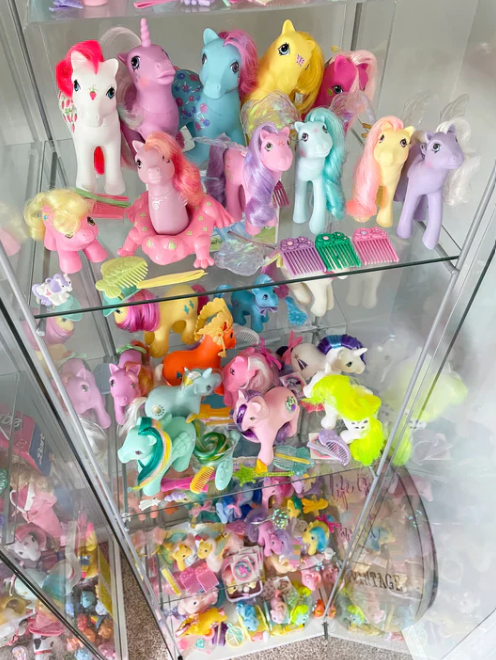 Huge collection of over 150 My Little Pony figures & plushies
