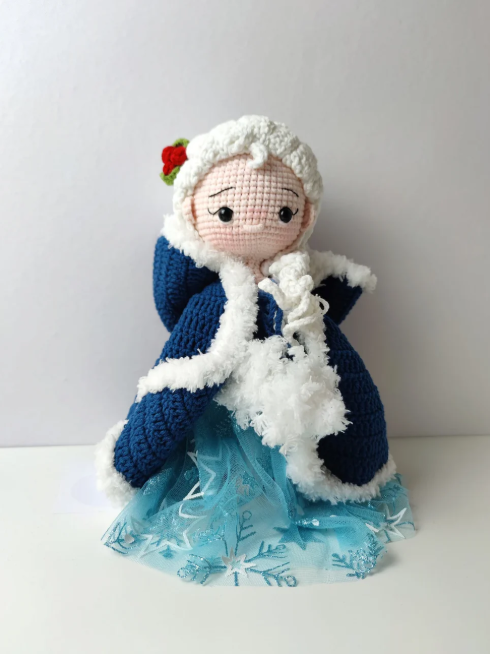 Complete Set of 20 Handmade Crochet Dolls – Princesses & Characters Inspired by Disney