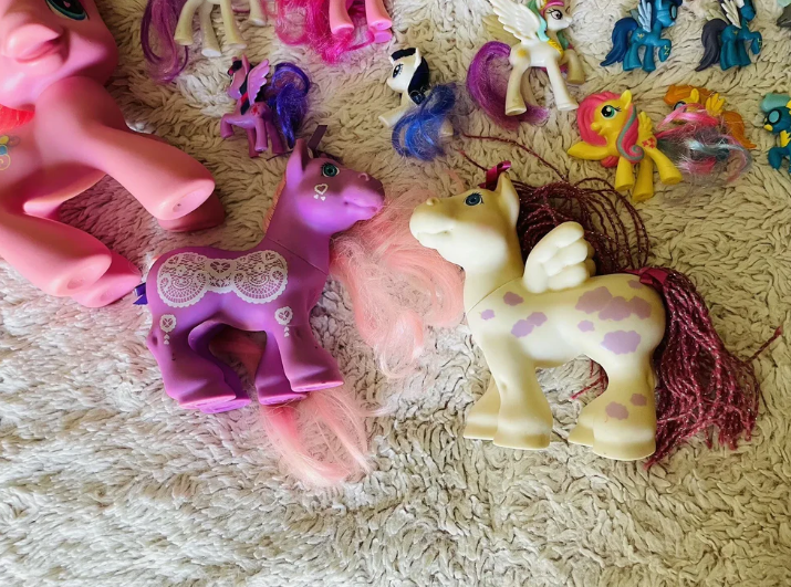 Huge collection of over 150 My Little Pony figures & plushies
