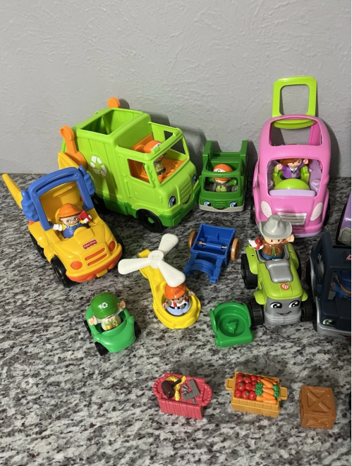 Huge Lot of 225 Fisher Price Little People Animals Disney Princess Barbie