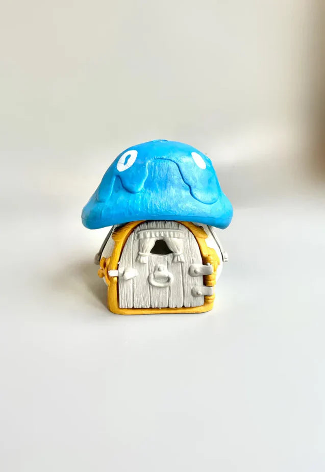 Full Set of 68 Vintage Smurf Figurines + Blue Mushroom House – Peyo, Schleich, Bully – 70s/80s Collectibles