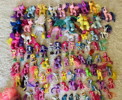 Huge collection of over 150 My Little Pony figures & plushies