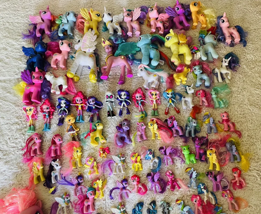 Huge collection of over 150 My Little Pony figures & plushies
