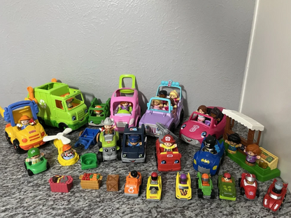 Huge Lot of 225 Fisher Price Little People Animals Disney Princess Barbie