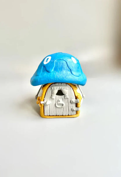 Full Set of 68 Vintage Smurf Figurines + Blue Mushroom House – Peyo, Schleich, Bully – 70s/80s Collectibles
