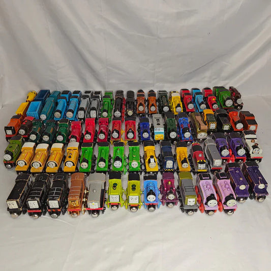Full Set Thomas & Friends Wooden Railway Trains A–M – 13 Engines – Vintage Collectible Lot