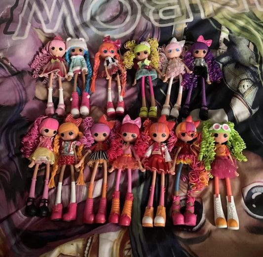 Huge Lalaloopsy Doll Lot – 100+ Vintage MGA Dolls – Big Sisters, Littles & Minis – Rare Complete Collection